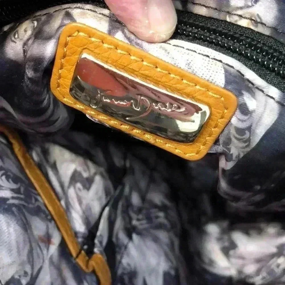 Junior Drake brown leather hobo bag with double straps - Picture 11 of 11